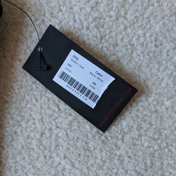 Cyclebar black tank top NWT size L - Picture 7 of 9